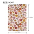 thumbnail image 3 of Pofeuu Fall 70s Groovy Hippie Print Travel Document Organizer Passport Holder Men Women for Family (6.5 in x 4.5 in),Wallet Holder Credit Card Clutch Bag Case, 3 of 5