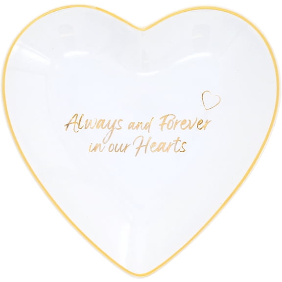 Pavilion Gift Company - In Our Hearts - 4.5" Heart Keepsake Dish