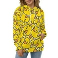 thumbnail image 4 of Yellow Rubber Duckies Pattern Men's Women New Sweatshirt Hoodie Men's Plus Size Sweatshirt Hooded Sweatshirt 3d Printed Street Men's Cloth, 4 of 6