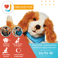 thumbnail image 4 of Joy For All Companion Pet For Seniors - Lifelike Animatronic Dog - Realistic Soft-Touch Coat & Heartbeat - Therapy Stuffed Animal - Toy For Alzheimer's & Dementia - Freckled Pup, 4 of 6
