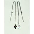 thumbnail image 5 of QQTDFG 2pcs Couple Slogan Graphic Heart Pendant Necklace for Couples Friendship-default, 5 of 6