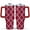 Burgundy, variant on 40oz Tumbler with Handle & Straw, Stainless Steel Insulated Cup, Leak Proof Travel Mug, Keeps Drinks Hot/Cold,Coffee Cup, Gifts for Women Men