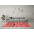 thumbnail image 3 of Ahgly Company Indoor Square Solid Red Modern Area Rugs, 8' Square, 3 of 4