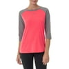 Athletic Works Womens Core Active Baseball T-Shirt