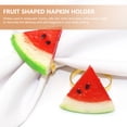 thumbnail image 5 of 6 Pcs Fruit Napkin Buckle Ring Holder Lemon Plastic Rings Home Forniture Decor Wedding Ceremony Decorations Banquet, 5 of 6