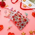thumbnail image 5 of Shappy 30 Pcs Valentines Day Organza Bags and 30 Pcs Kraft Paper Tags Red Heart Valentine Treat Candy Bag Drawstring Pouches Love Heart Paper Tag Name Labels with String for Present (4 x 5 Inch), 5 of 6