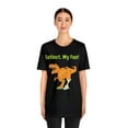 thumbnail image 3 of Funny Amputee T-Shirt “Peg-Asaurus Bone leg V1” Humor Crew Neck T-Shirt, 3 of 4