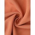 thumbnail image 6 of DARING DIVA Women's Plus Tops Tie Neck Tassel Self Flutter 3/4 Sleeve Blouses 3X Orange, 6 of 6
