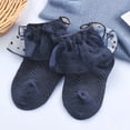 thumbnail image 6 of Biezeib Girl’s Socks, Sweet Lace Trim Socks Soft Elastic Lightweight Kids Socks for Casual Daily, 6 of 6