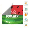 thumbnail image 2 of Dish Drying Mat, Watermelon Hello Summer Highly Absorbent Drying Matt Kitchen Counter, Dish Mat Drying Pad Dishes Drainer Mats for Kitchen Counter or Sink, 16 x 18 inch, 2 of 6