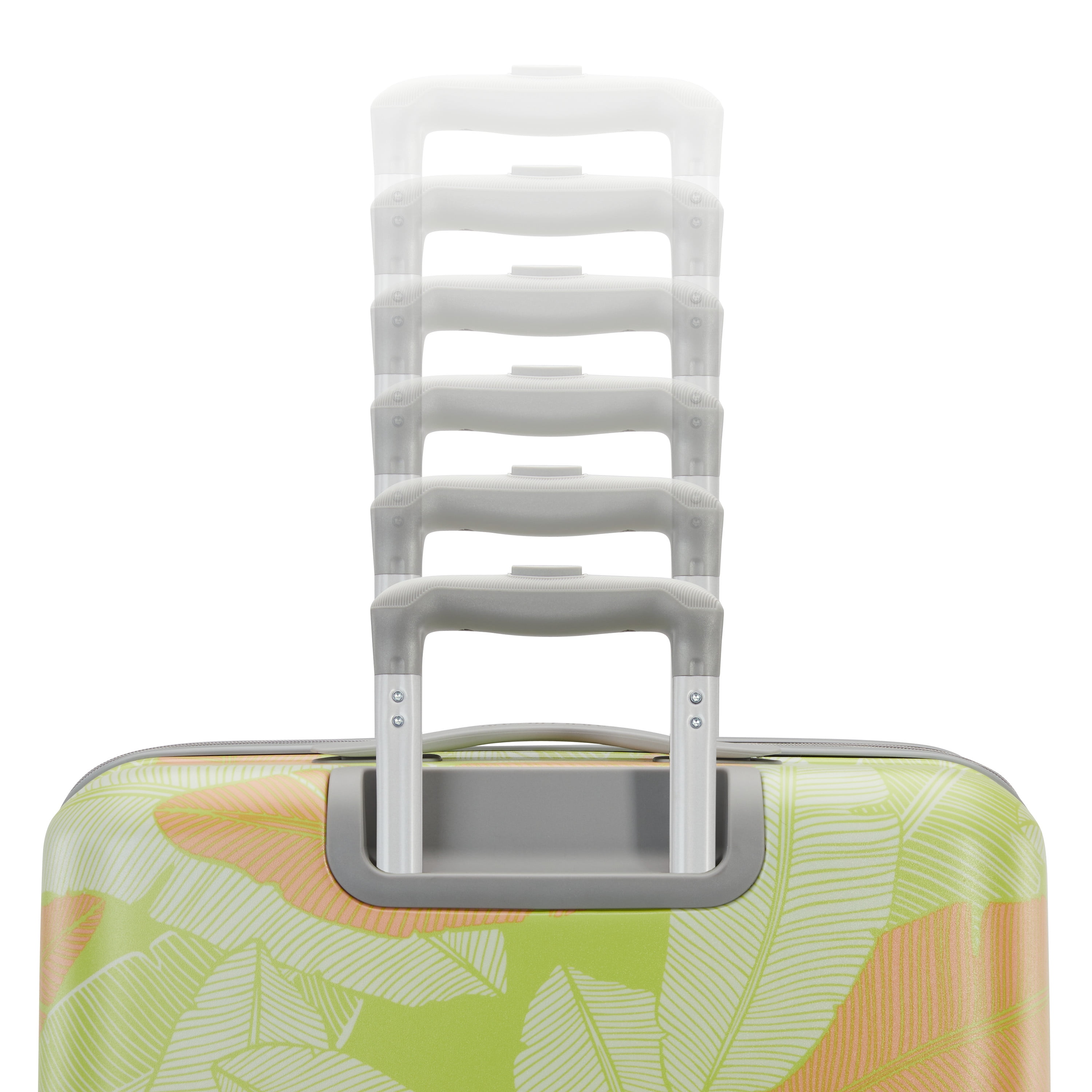 American Tourister Moonlight II 28-inch Checked Luggage with Spinner Wheels - Palm Print