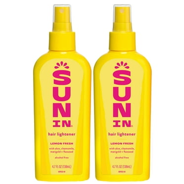 Sun In Hair Lightener Shine Enhancing Spray, Lemon, 4.7 oz (2 Pack)