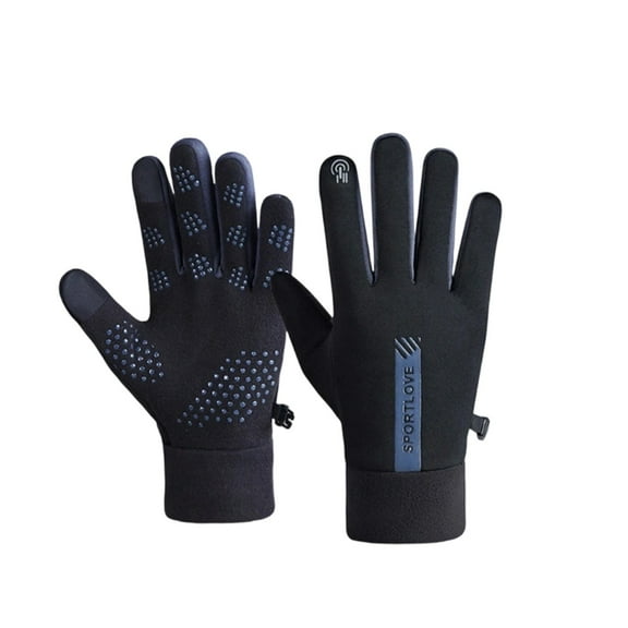 Touchscreen Winter Liners – Thin, Quick-Drying, 4-Way Stretch Gloves for Cold Weather, Hiking, Running & Cycling, Black, Gloves