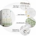 thumbnail image 5 of Shower Curtain Daisy Flower Butterfly Shower Curtains for Bathroom Decor Spring Floral Shower Curtain Sets with Hooks Waterproof Fabric Bath Curtain Small Stall 36" X 72", 5 of 6