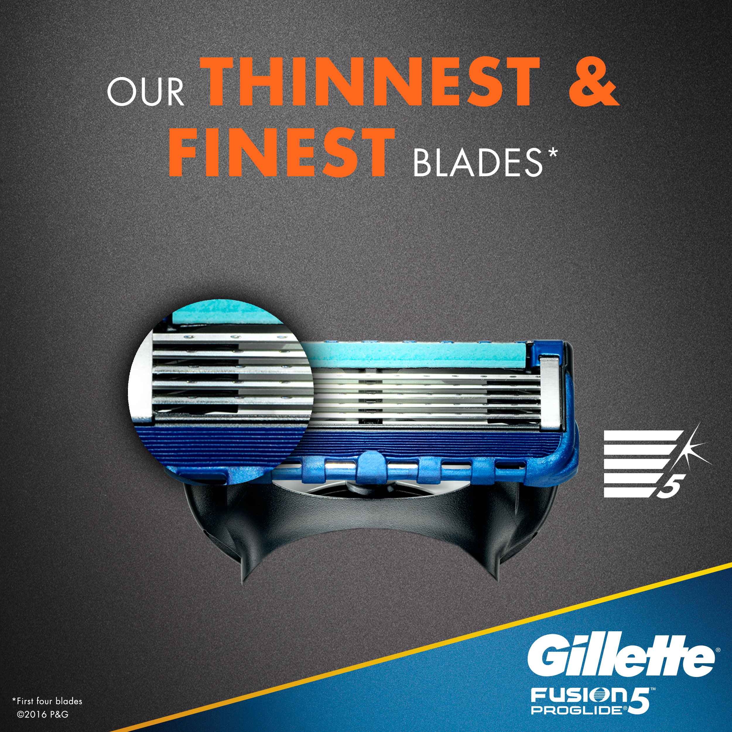 Gillette Fusion5 ProGlide Men's Razor Blades - 12 Refills - image 3 of 7