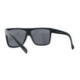 thumbnail image 4 of SA106 Limo All Black Flat Top Oversize Gangster Rectangle Sunglasses Matte Black, 4 of 4