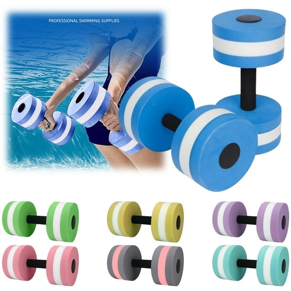 Paaisye Aquatic Dumbells Set of 2 Water Dumbells Pool Resistance Water Weight Water Aerobics High-Density EVA-Foam Pool Fitness