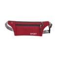 thumbnail image 4 of Running Waist Pack Lightweight Adjustable Waist Pouch for Gym Sports Fitness Red, 4 of 9