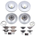 thumbnail image 2 of Power Stop Front and Rear Euro-Stop ECE-R90 Certified Brake Pad and Rotor Kit ESK6421, 2 of 7