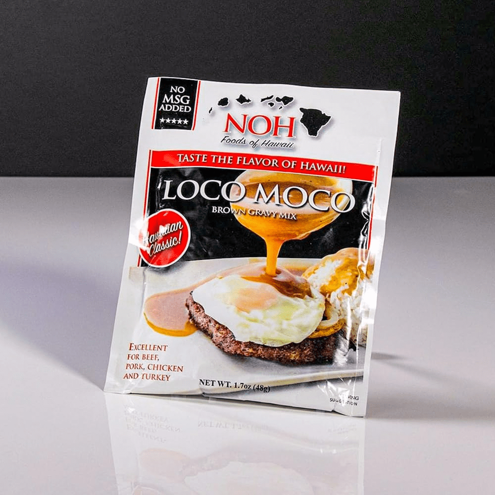 NOH Foods of Hawaii Loco Moco, Hawaiian Brown Gravy Mix, 1.7 oz