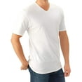 thumbnail image 3 of Fruit of the Loom Select Men's V-Neck T-Shirts Classic Fit Wicks Moisture Tagless Random 6-Pack, 3 of 7