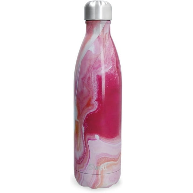 Termo Swell – Botella Térmica de Acero Inoxidable | Mantiene Bebidas Frías y Calientes por Horas | Diseños Degradado Color Rosa Ágata, Capacidad 750 mililitros