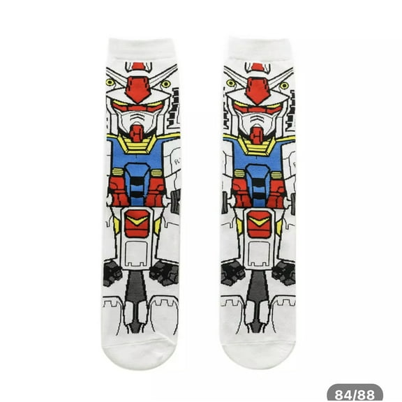Cartoon Socks, Womens & Mens Fun Novelty Crew Character 360 Degree Artwork Designed Socks