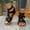 Black, variant on Viluyesy Gladiator Sandals for Womens, Ankle Strap Open Toe Wide Width Summer Beach Roman Flat Shoes Coffee 9