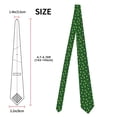 thumbnail image 3 of Gaeub Happy St. Patrick's Day5 Men's Classic Woven Jacquard Necktie Perfect for Weddings & Parties, 3 of 7