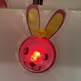 WAY TO CELEBRATE! Easter Light Up Bunny Ball Pink