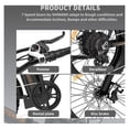thumbnail image 7 of Cheipei Folding Electric Bike Ebike Bicycle 500W Motor 20" Fat Tire with 36V/13Ah Li-Battery Beach Snow Bicycle A20 （Adult）, 7 of 7