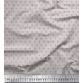 thumbnail image 1 of Soimoi Poly Georgette Fabric Dot & Heart Shirting Print Fabric by The Yard 52 Inch Wide, 1 of 3