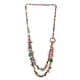 thumbnail image 3 of Collar hecho a mano,Joyería del collar de Bohemia de las mujeres antiguas de la vendimia,collar étnico boho collar llamativo Dos capas,collar boho collar de concha de coco Cuenta de, 3 of 9