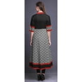 thumbnail image 4 of Bimba Black Aztec Ikat Indian Kurtis For Women Printed A Line Anarkali Kurti Casual Ethnic Dress-X-Large, 4 of 5