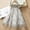 Gray, variant on WIBACKER Girls Lace Embroidery Dress Ruffled Sleeve Princess Party Holiday Dresses for Kids