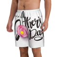 thumbnail image 2 of Fotbe Happy Mother's Day (3) Trajes de Baño Estampados para Hombre, Shorts de Verano de Secado Rápido, Ropa de Playa, Bañadores-3X-Large, 2 of 6
