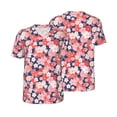 thumbnail image 6 of Rocae Japanese Cherry Blossoms for Breathable Men's Baseball T-Shirt Fashionable Casual Baseball Jersey, Moisture-wicking Sportswear Small, 6 of 9