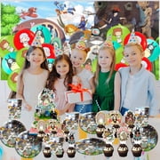 Studio of Ghibli Paper Plates Birthday Decorations Party Supplies Tableware Disposable Dinnerware