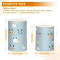 thumbnail image 6 of Yayeee Flameless Candles with Remote Flickering Battery Operated Multi Color Changing, Blue Rabbits, 6 of 7