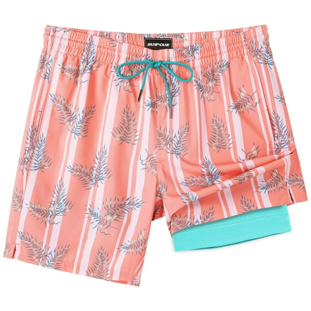 Traje de baño SURF CUZ con forro de compresión de secado rápido de 7 pulgadas