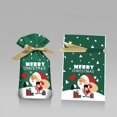 thumbnail image 3 of Bolsa de dulces navideña 2022 Bolsa de regalo de Papá Noel Decoración navideña para el hogar Bolsa de regalo de copo de nieve de Noel Envoltorio navideño Soportes de año nuevo, 3 of 5