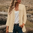 thumbnail image 2 of BOBOGOJP Womens Cardigan Sweaters Long Sleeve Casual Lightweight Button Down V-Neck Fall Clothes 2025 Yellow for Size L, 2 of 7