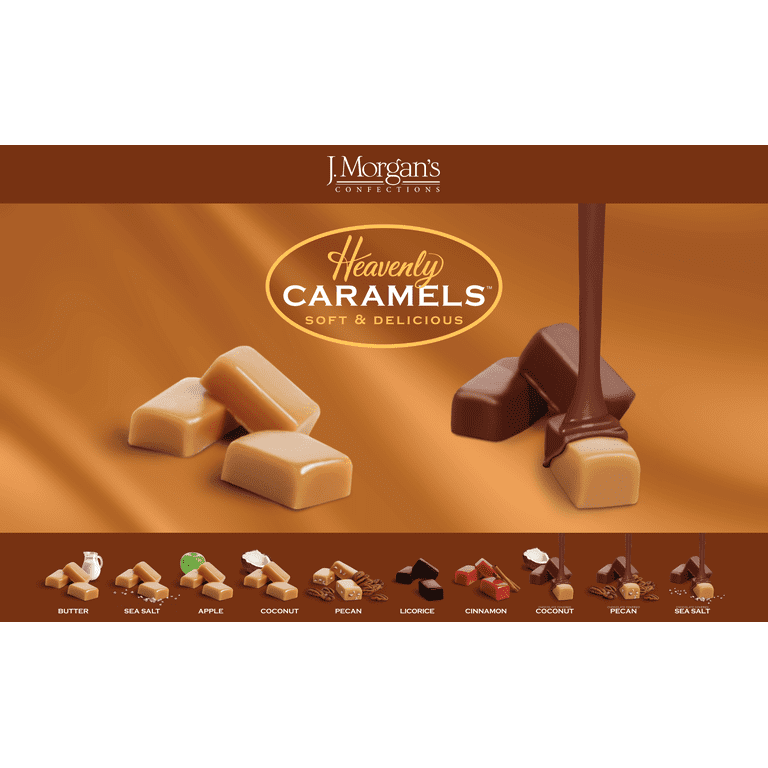 Heavenly Caramels, Licorice Twist Tub, Soft Chewy Caramel Candy