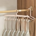 thumbnail image 4 of Easy Assembly Rotating Hook Waved Structure Clothes Organizers for Tight Space, 4 of 13