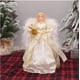 thumbnail image 1 of Decoraciones de Halloween, adornos de Halloween, regalos de Halloween Muñeca navideña Estrella en la copa del árbol Vestido de tela con alas rojas y doradas Decoración navideña Estrella en la copa del, 1 of 2