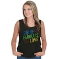 thumbnail image 4 of Shine Embrace Autistic Awareness Tank Top T Shirts Men Women Brisco Brands S, 4 of 6