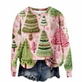 thumbnail image 3 of FUZHIQ Christmas Sweater Women Fashionable Holiday Party Sweater Classic Fit Holiday Christmas Sweater Party Outfit for Ladies, 3 of 6