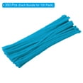 thumbnail image 3 of Uxcell 30CM/12Inch Pipe Cleaners, 300 Pack Flexible Chenille Stems for DIY Art Creative Crafts, Dark Blue, 3 of 6