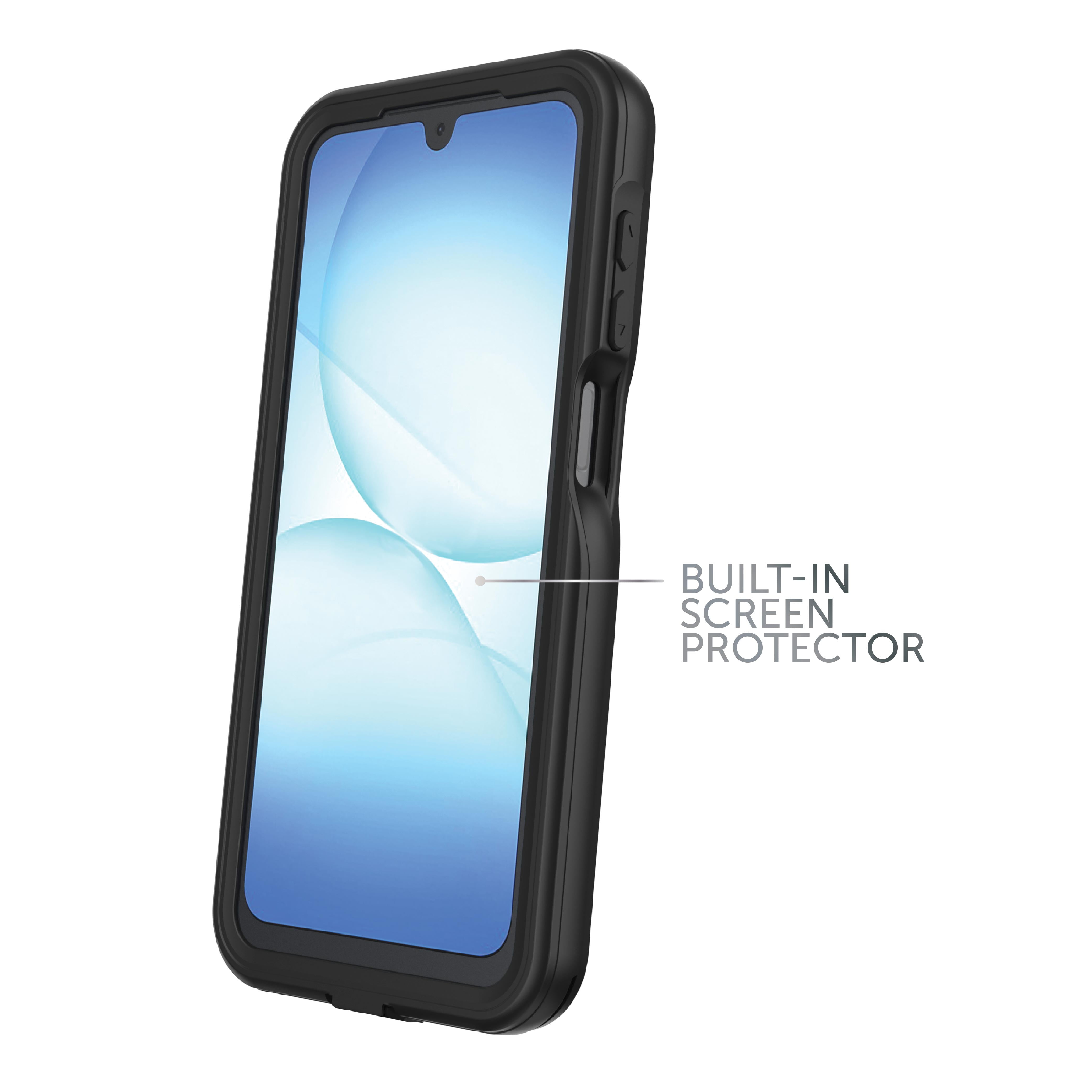 Body Glove Waterproof Tidal Phone Case for Samsung Galaxy A17 5G - Black/Clear