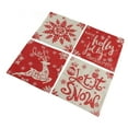 thumbnail image 3 of Christmas Pillowcase, Christmas Pillow Covers Invisibility Zipper Deer Snowflake Snowman  For Home Couch 01, 3 of 8